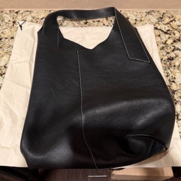BANANA REPUBLIC VIDA BAG Black large leather slouchy bag excellent! - Picture 5 of 10